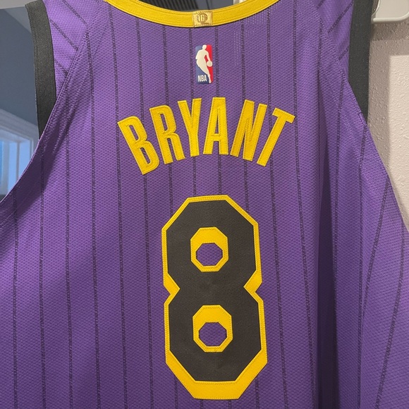 Authentic lore series KOBE jersey With KOBE honor patch and